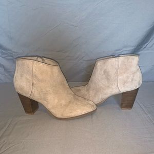 Nude booties